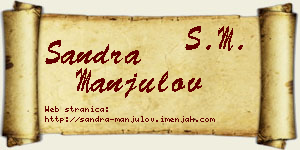 Sandra Manjulov vizit kartica